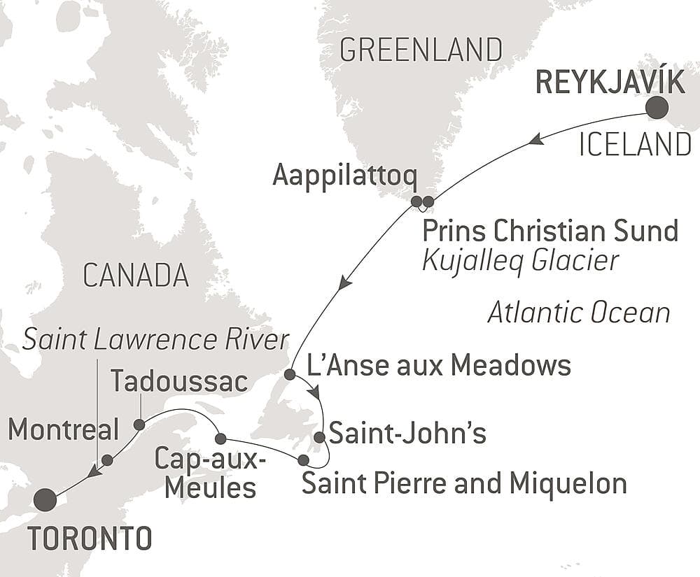 Exploration from Greenland to Canada via Saint Pierre and Miquelon null