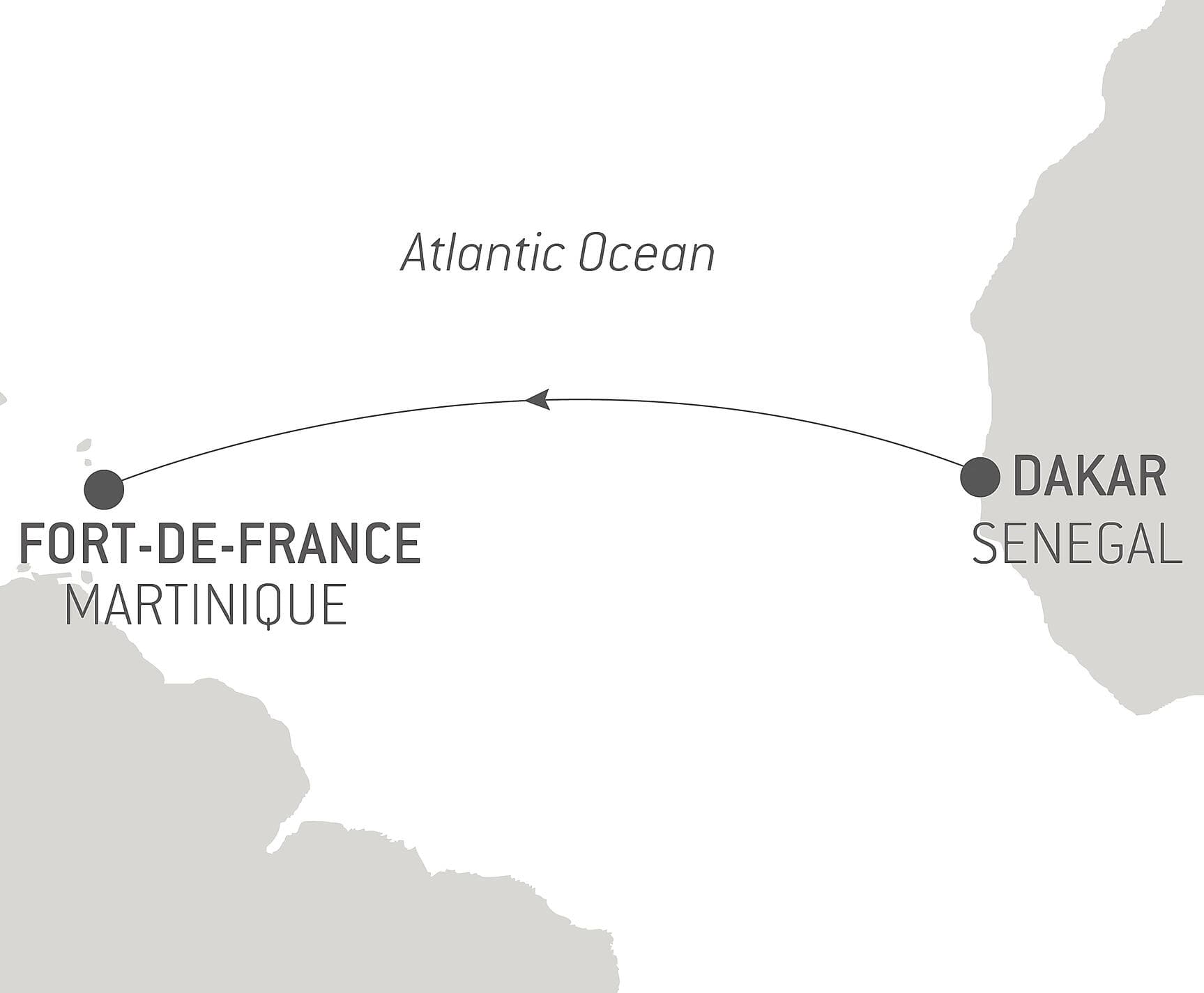 Ocean Voyage: Dakar - Fort-de-France