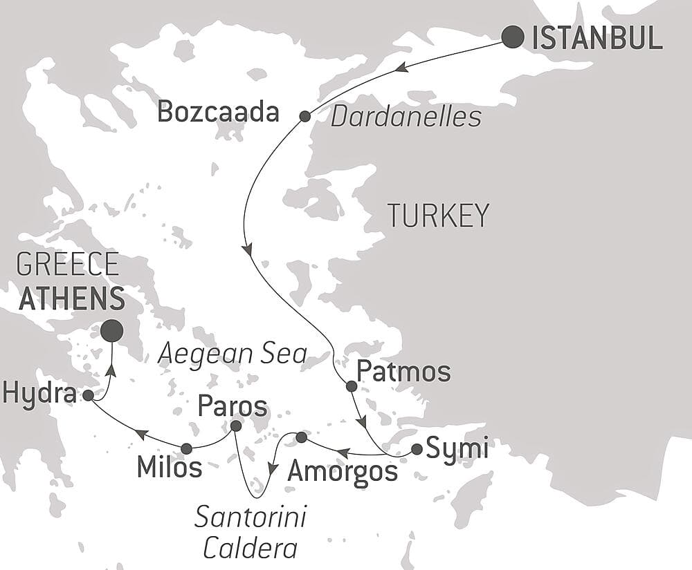 Antique wonders of the Aegean