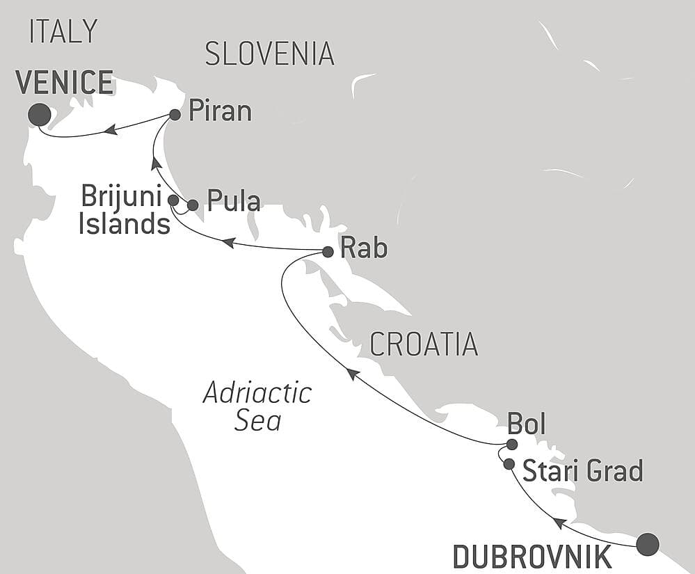 Cities and splendours of the Adriatic null