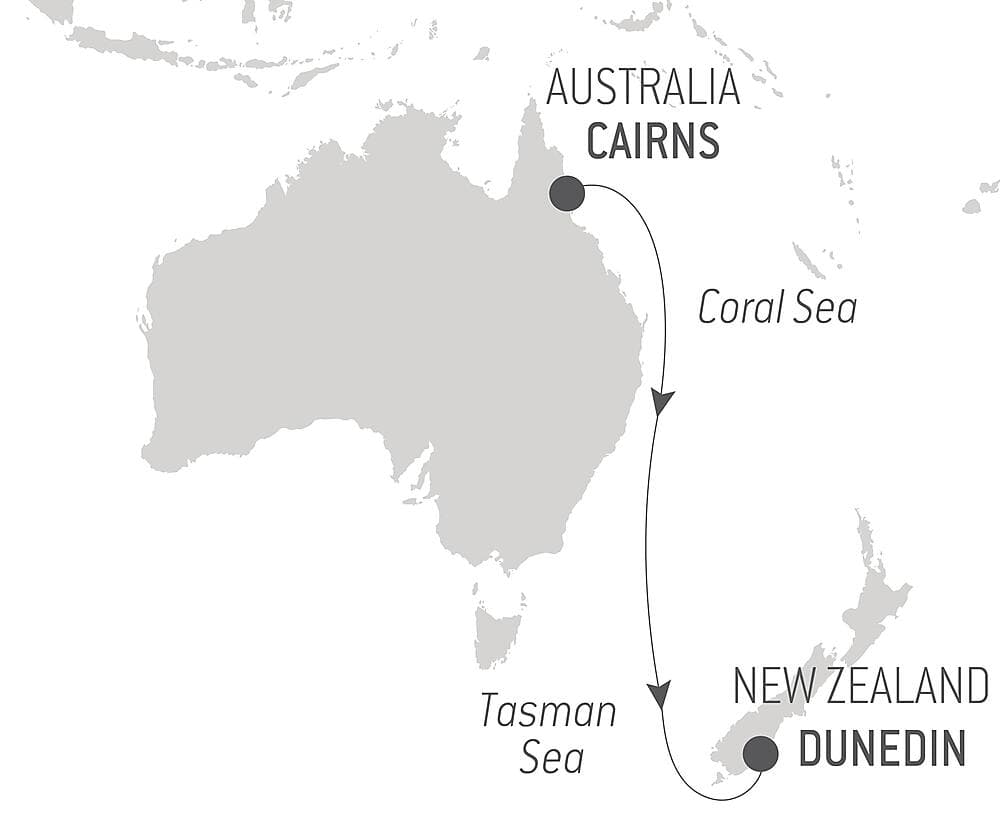 Ocean Voyage: Cairns - Dunedin null