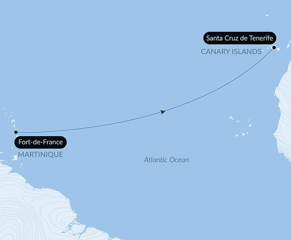 Ocean Voyage: Fort de France - Santa Cruz de Tenerife null