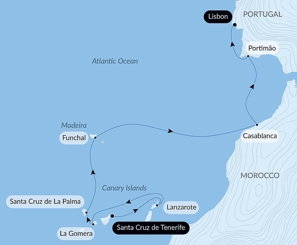 Volcanic islands and historic cities of the North Atlantic null
