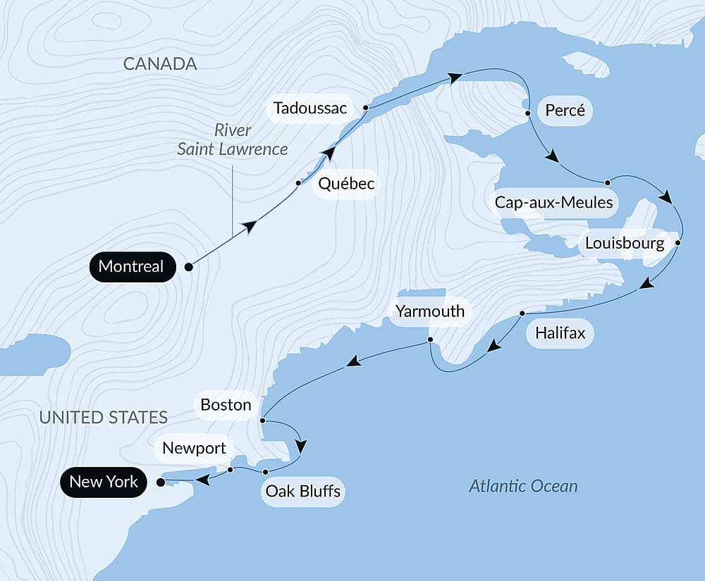 From Québec to the Big Apple: nature & remarkable cities null