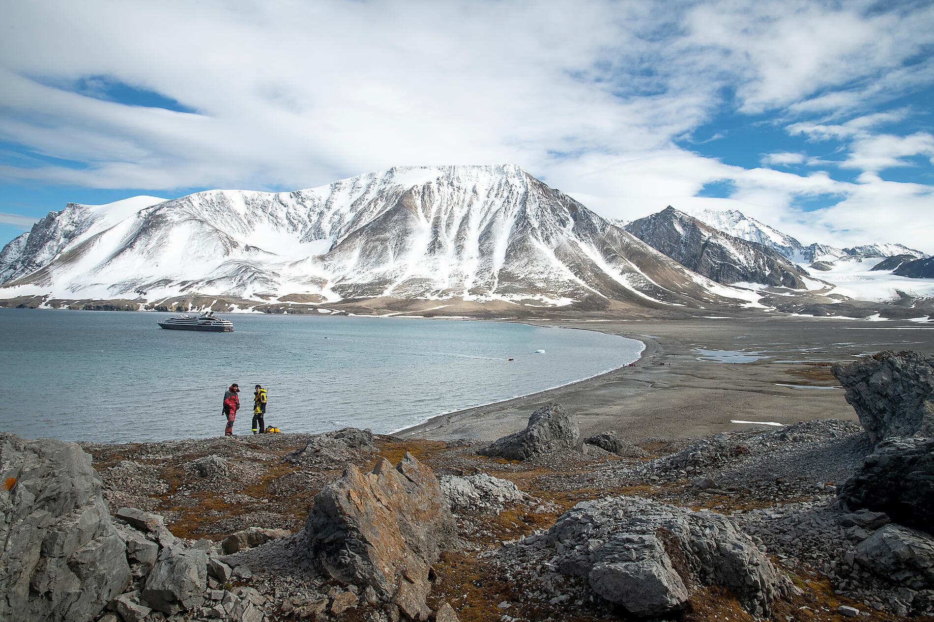 Fjords and glaciers of Spitsbergen  