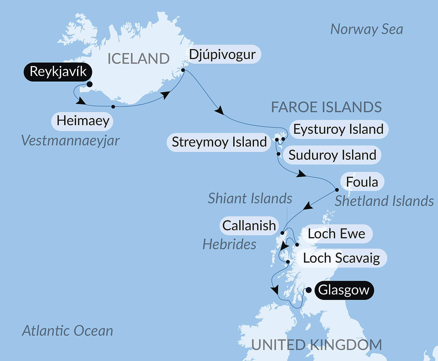 The wild archipelagos of the North Atlantic