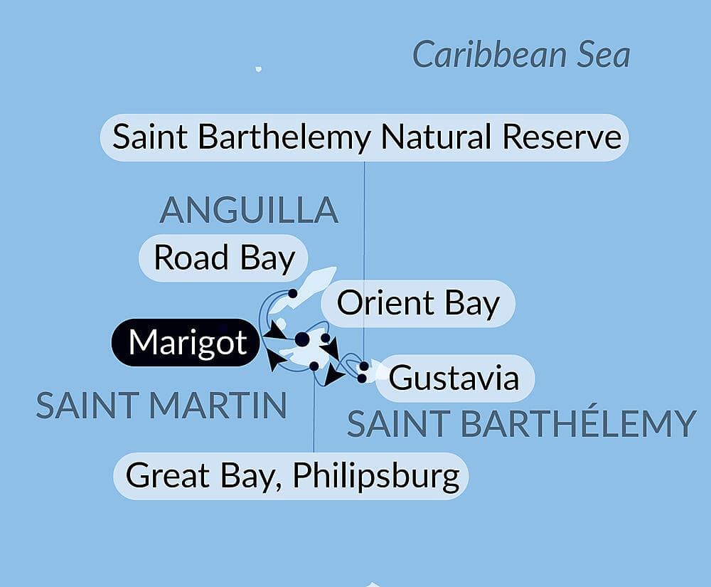 The Caribbean, under sail aboard La Désirade