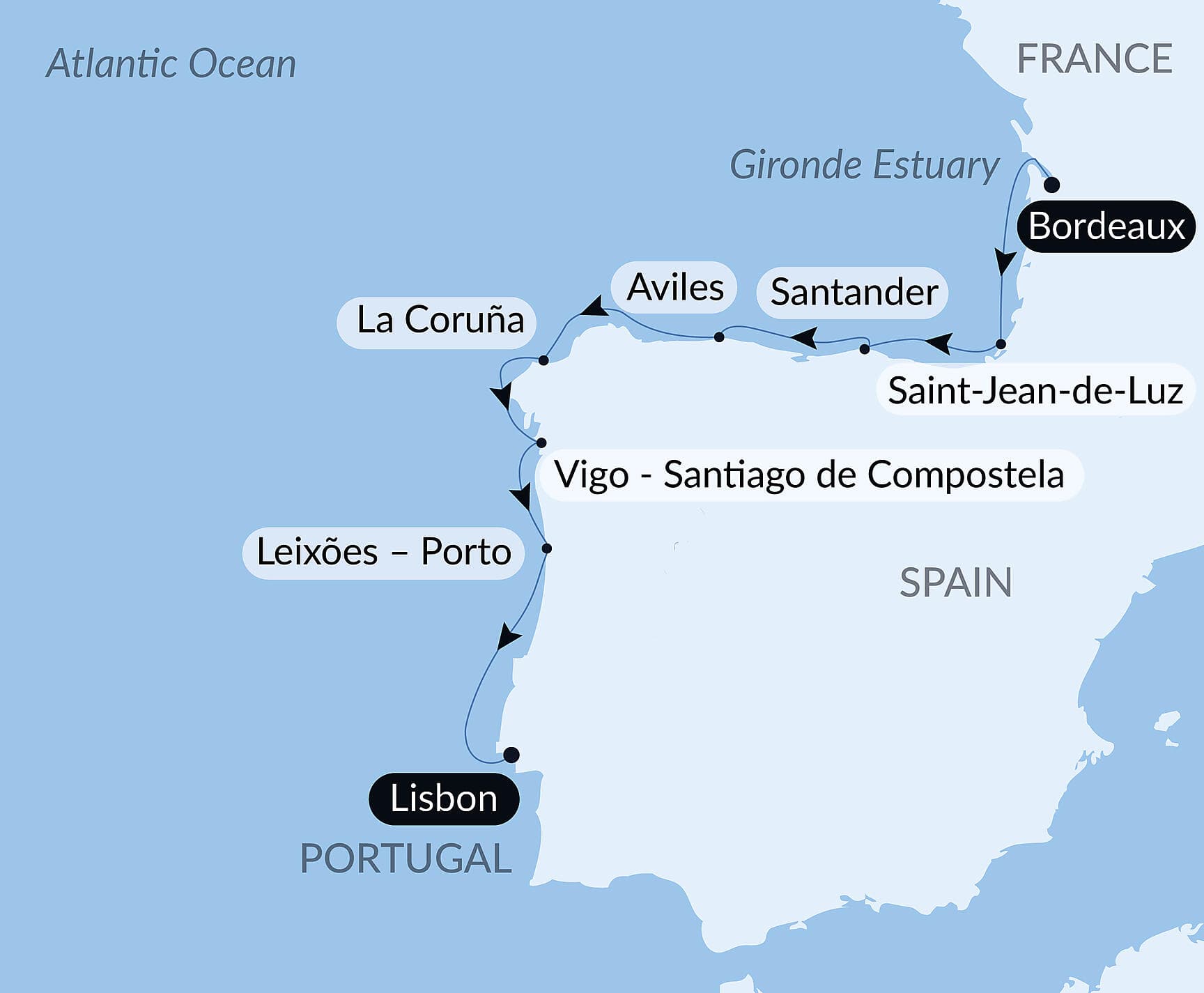 Green Shores: Exploring the Bay of Biscay and Iberian Coastline