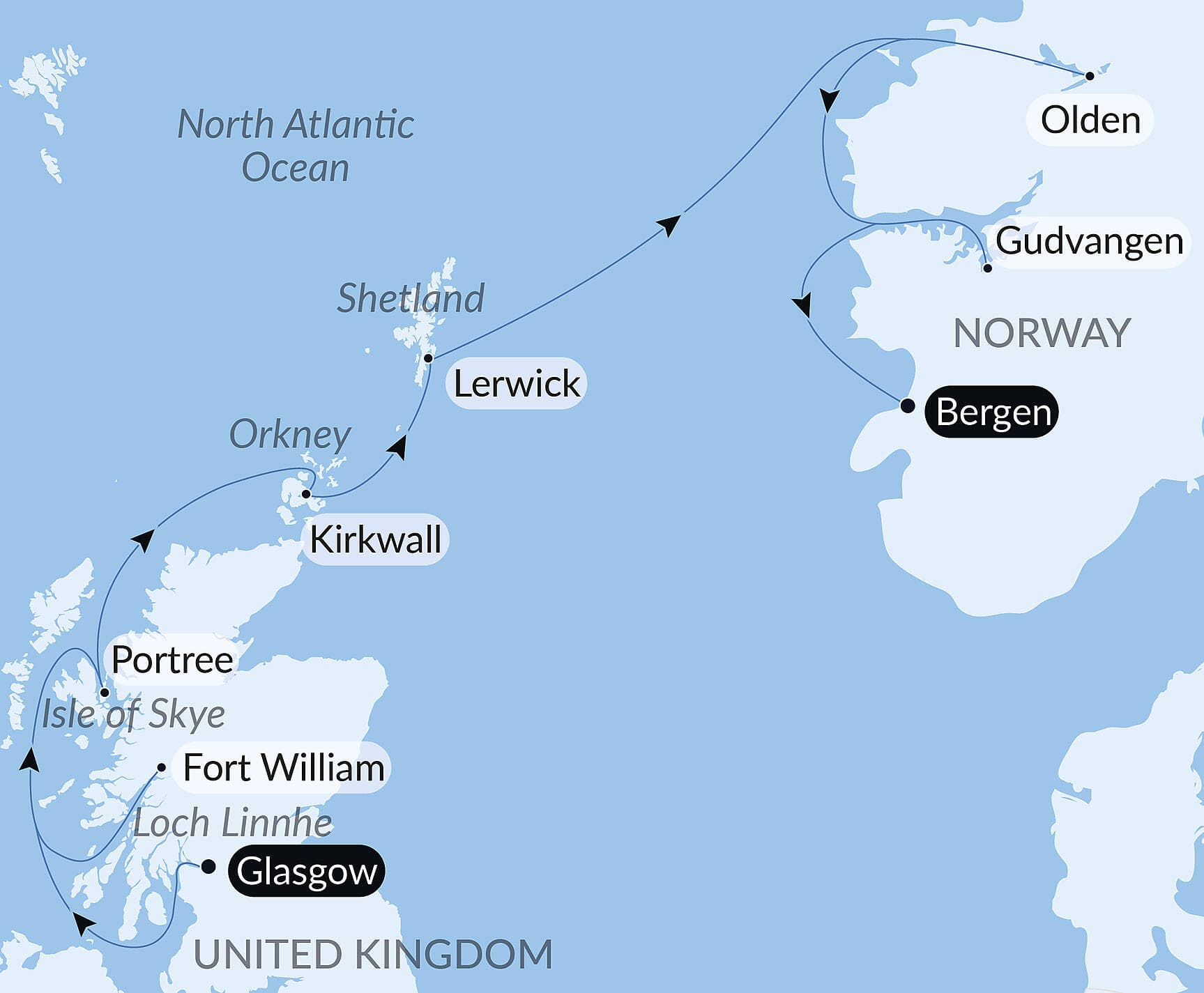 Scottish Isles and Norwegian Fjords Voyage – with Smithsonian Journeys
