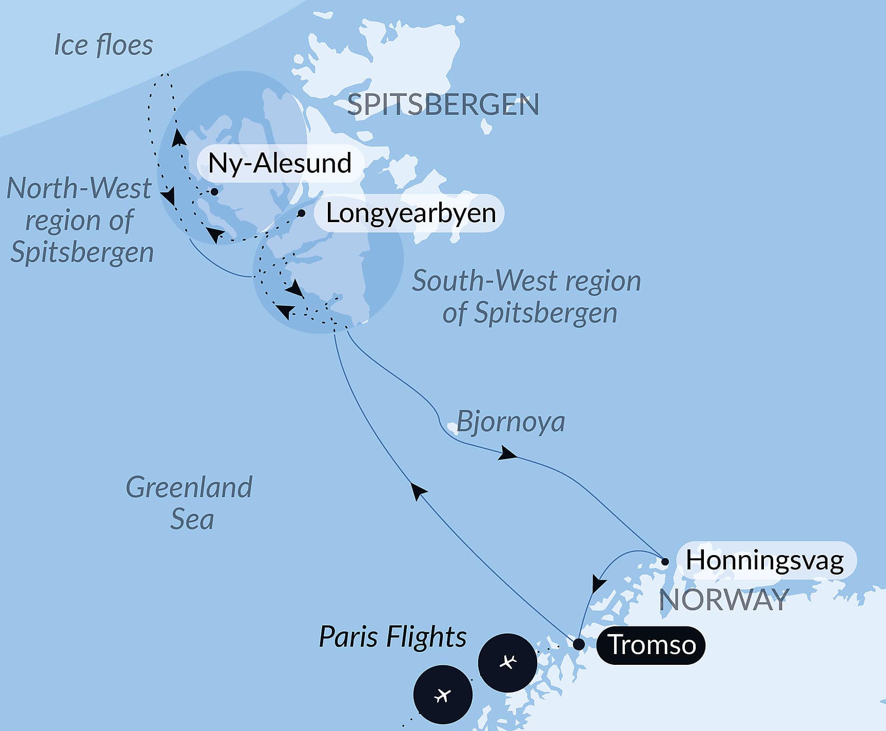 Polar Nights: From the North Cape to Spitsbergen