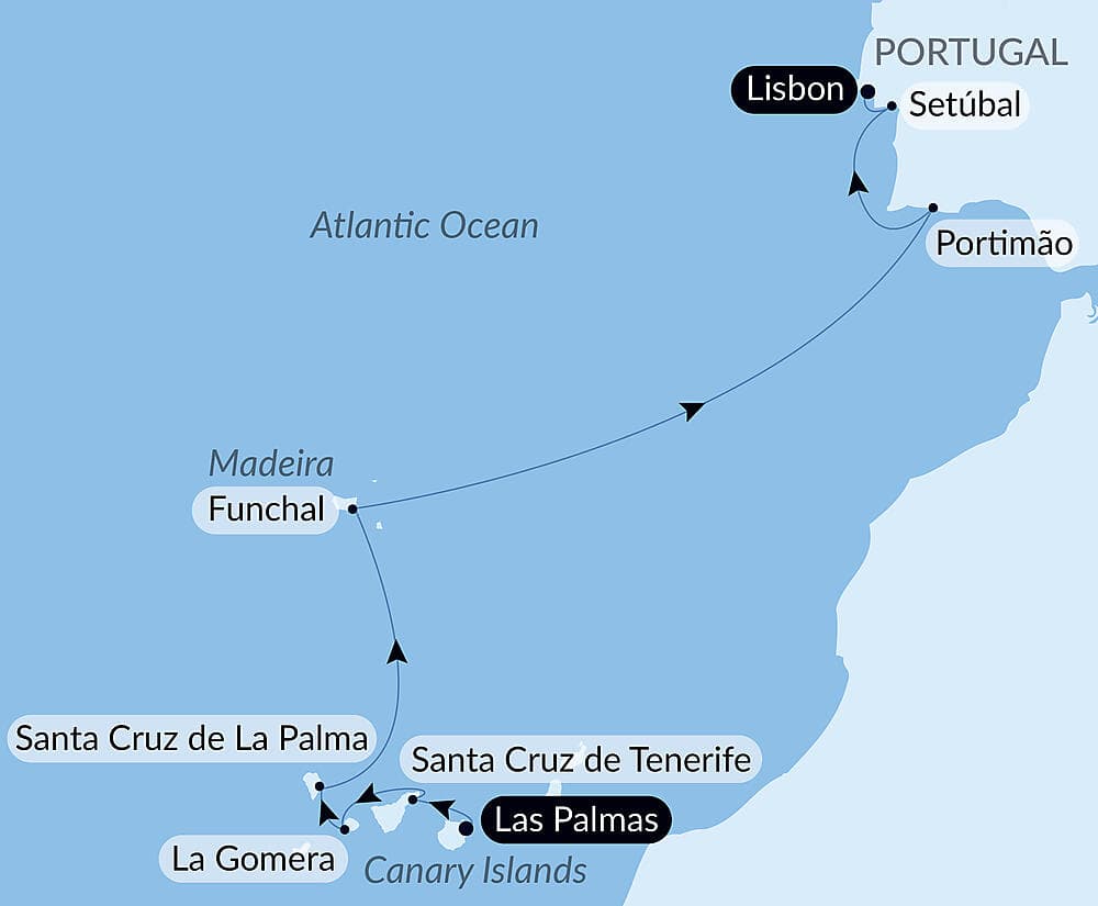 Volcanic islands and historic cities of the North Atlantic