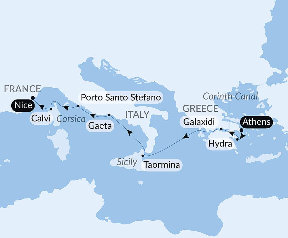 Wandering the Mediterranean