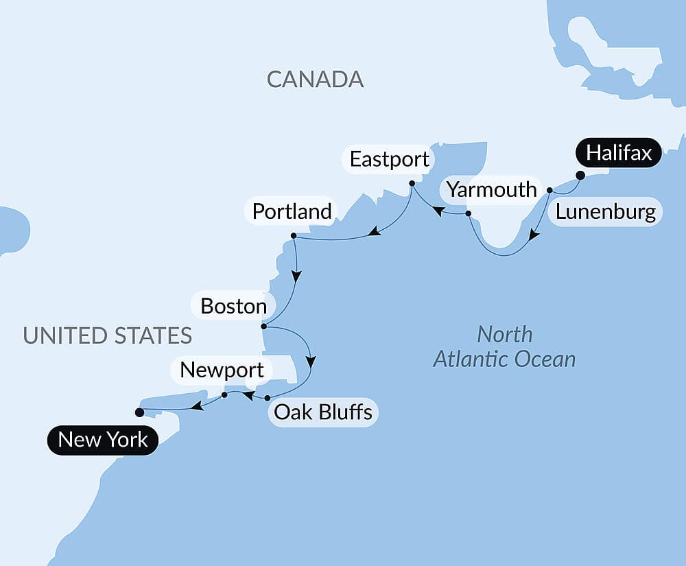 Charm and heritage of the North American shores