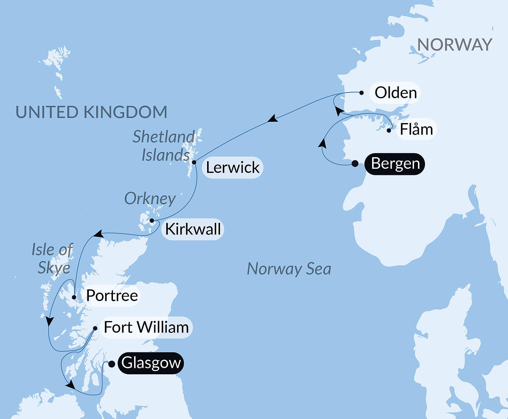 Scottish Isles and Norwegian Fjords Voyage – with Smithsonian Journeys